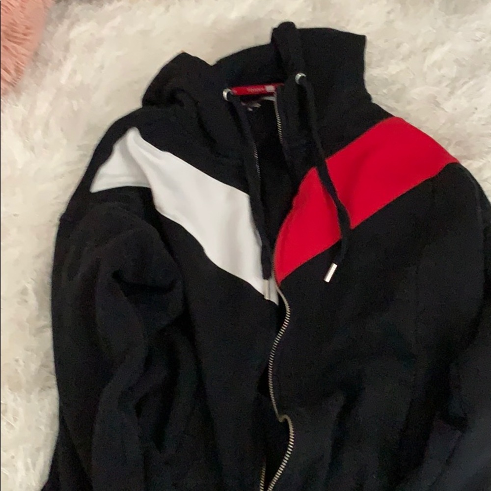 tommy hilfiger zip up sweatshirt